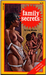 Greenleaf Classics Adult Books AB-5057 (Aug 1976) - Family Secrets by Lew Woods