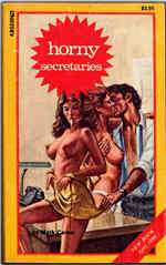 Greenleaf Classics Adult Books AB-5236 (April 1980) - Horny Secretaries by Mark Carver