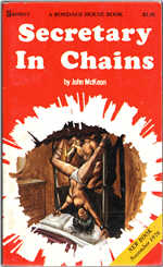 Greenleaf Classics Bondage House BH-8012 (Nov 1976) - Secretary In Chains by John McKeon